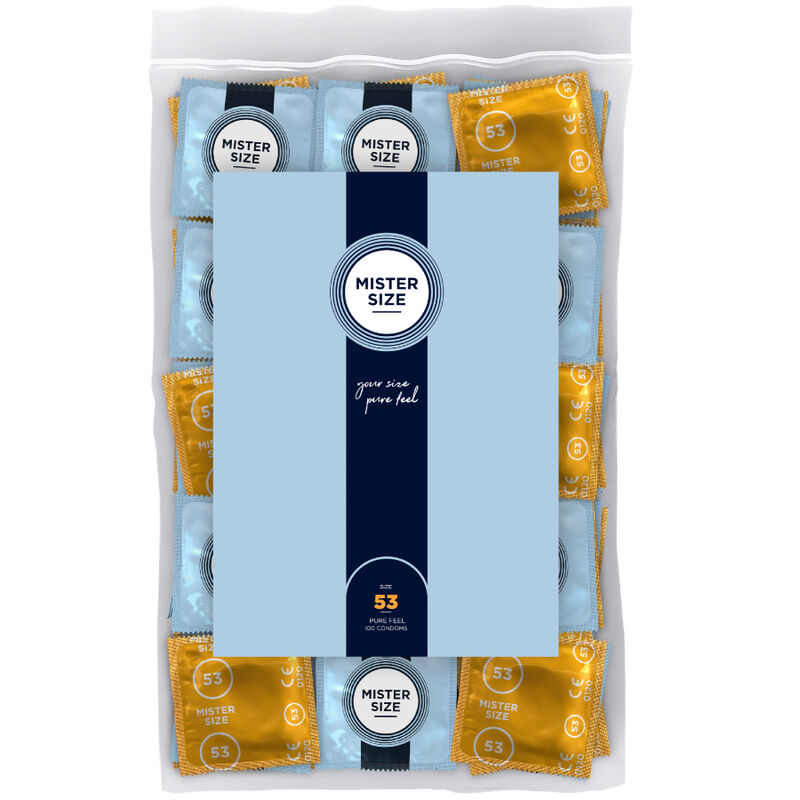 Prezervative Mister Size Condom Size M 53 mm 100 buc [1]
