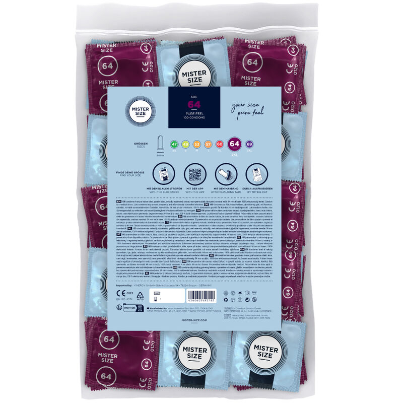 Prezervative Mister Size Condom Size XXL 64 mm 100 buc [2]