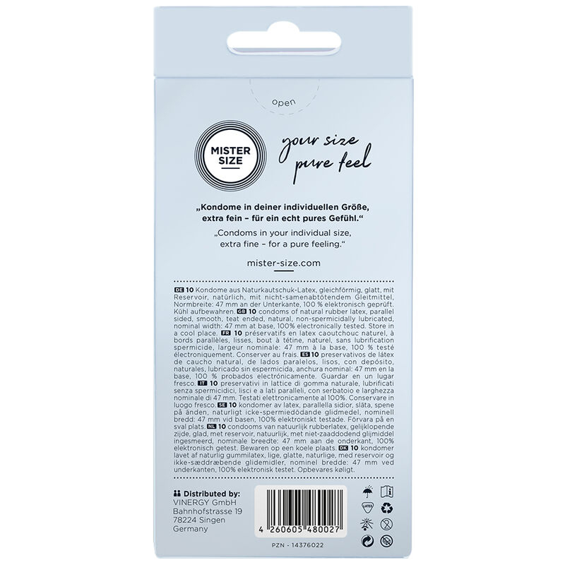 Prezervative MISTER SIZE - CONDOMS SIZE XS 47 MM 10 buc [2]
