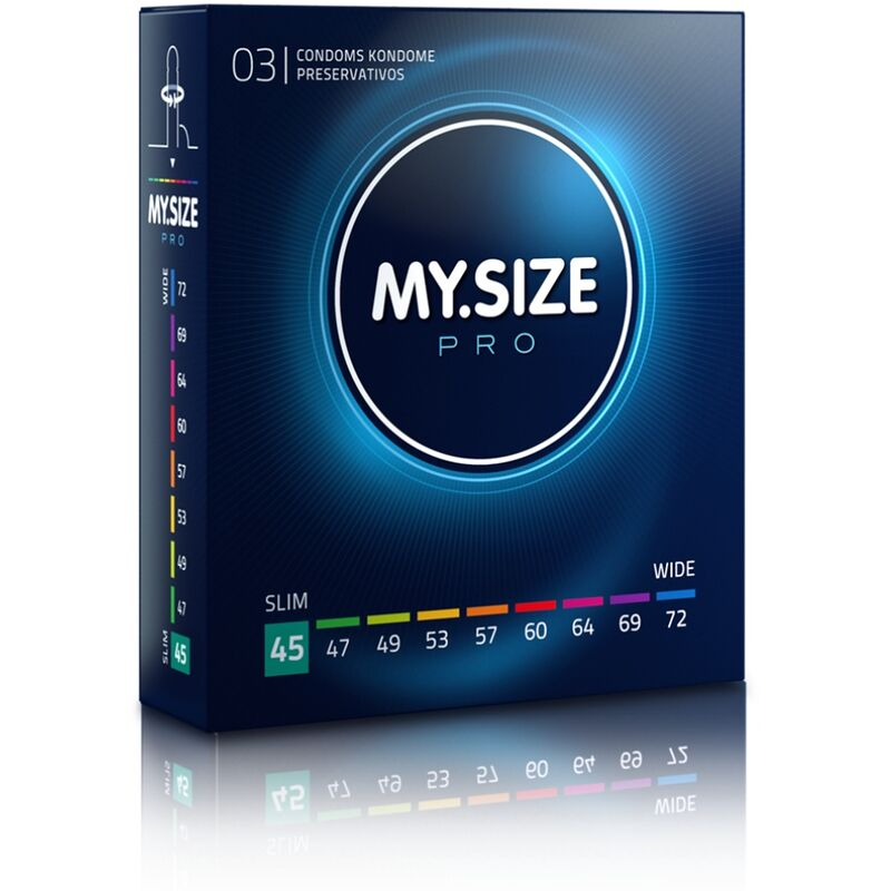 Prezervative MY SIZE - PRO CONDOMS 45 MM 3 buc [1]
