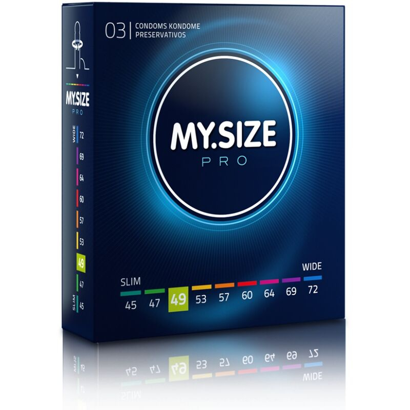 Prezervative MY SIZE - PRO CONDOMS 49 MM 3 buc [2]