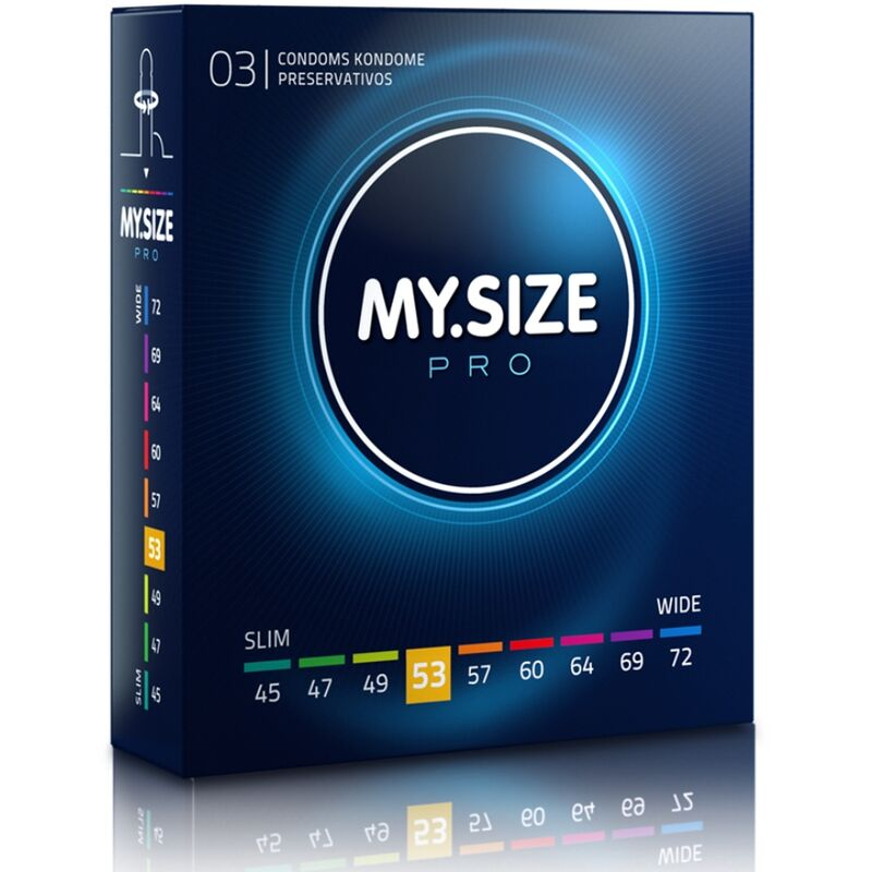 Prezervative MY SIZE - PRO CONDOMS 53 MM 3 buc [1]