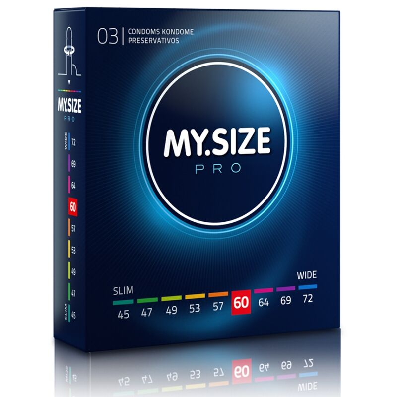Prezervative MY SIZE - PRO CONDOMS 60 MM 3 buc [1]