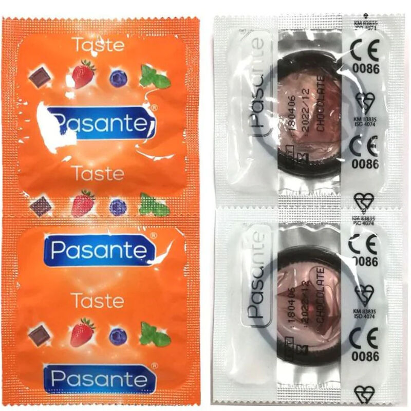 Prezervative Aroma Ciocolata Pasante Condoms Flavor Chocolate Temptation Bag 144 buc [1]