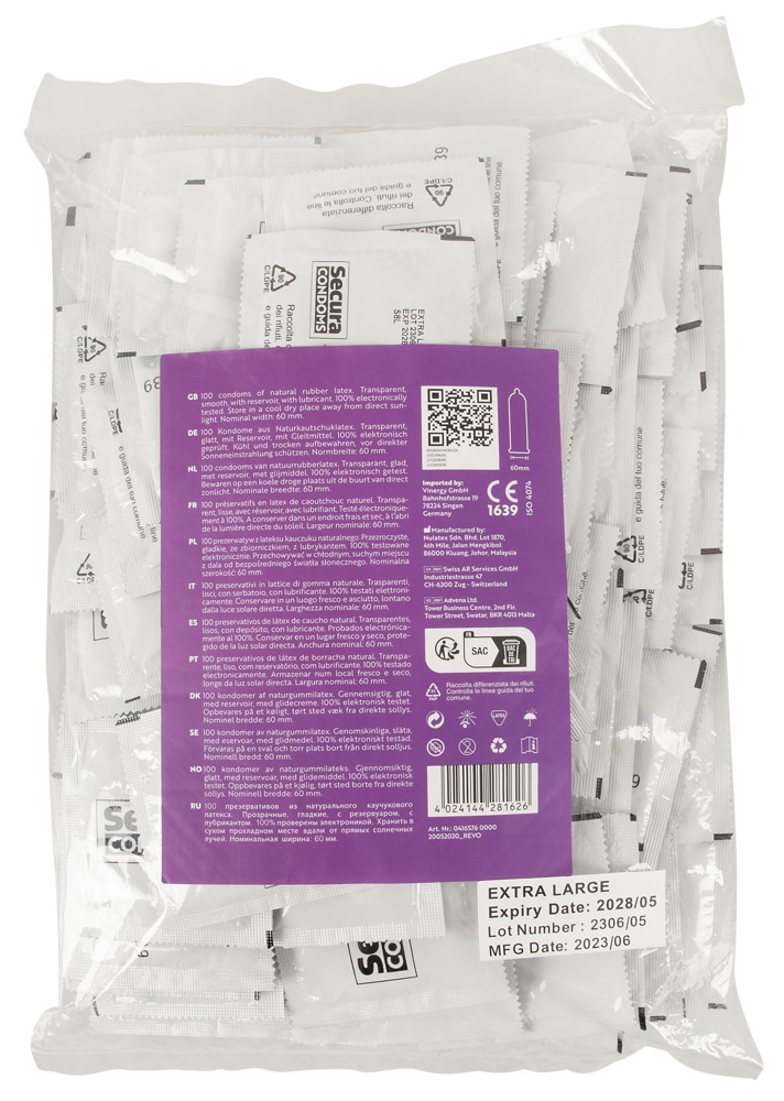 Prezervative Secura Extra Large 100 buc [2]