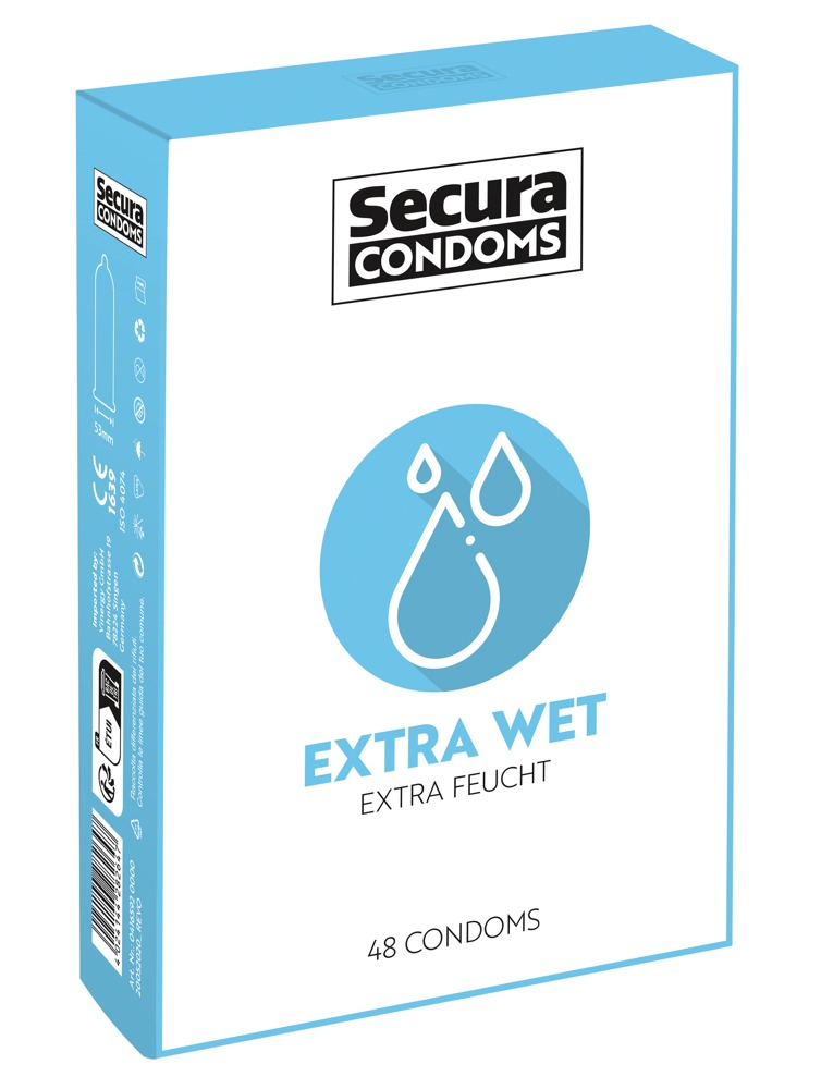 Prezervative Secura Extra Wet 48 buc [1]