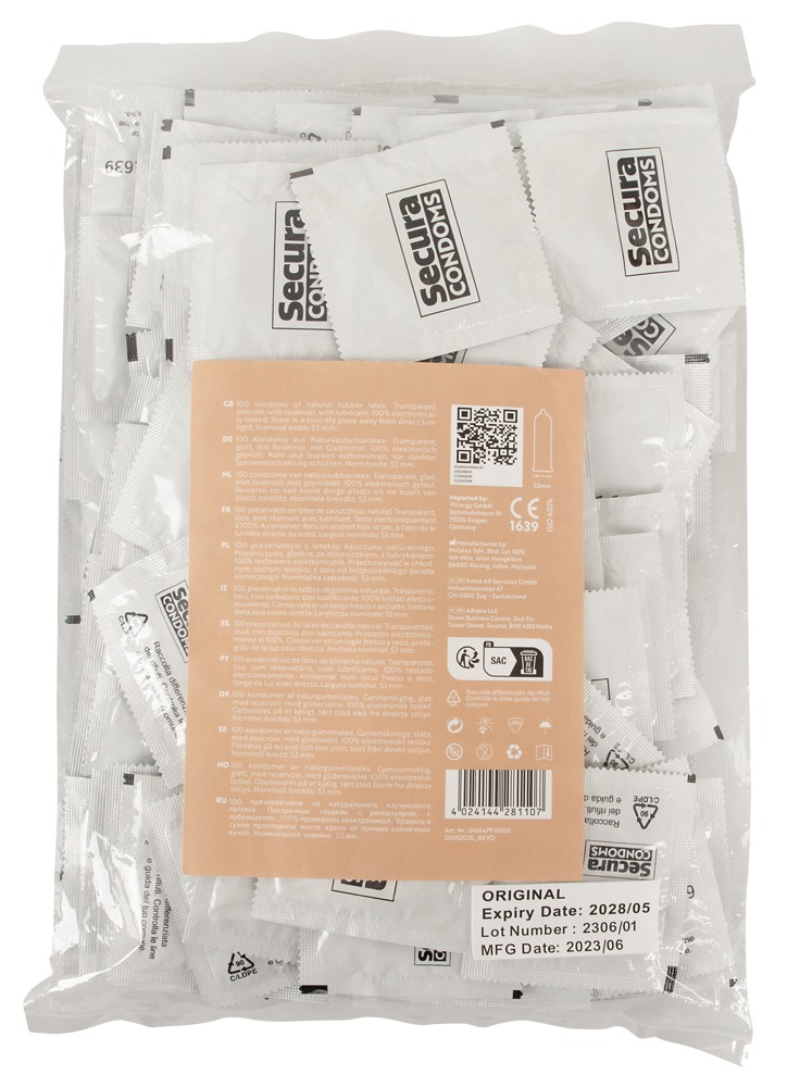 Prezervative Secura Original 100 buc [2]