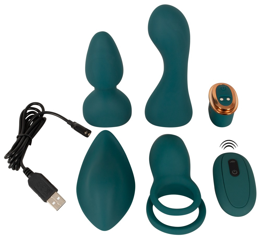 Set Vibrator RC Mini Vibrator with 4 Attachments [13]