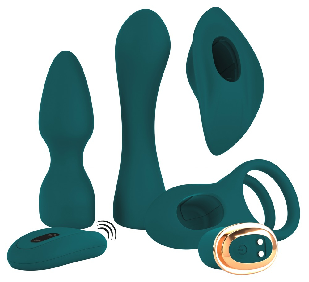 Set Vibrator RC Mini Vibrator with 4 Attachments [2]