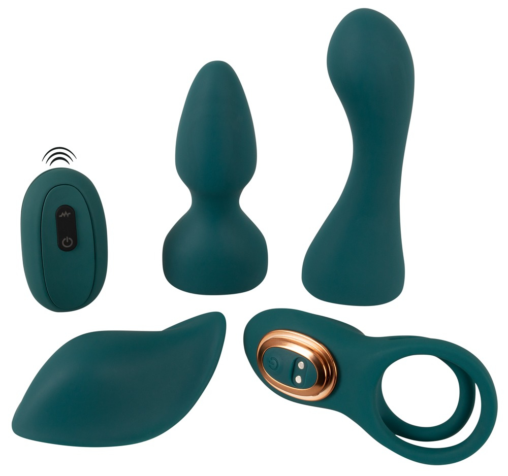 Set Vibrator RC Mini Vibrator with 4 Attachments [1]