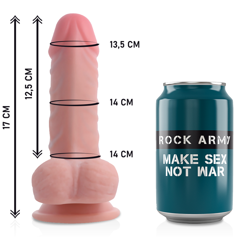 Set Dildo Ham Rockarmy Harness + dual density panzer 17 cm [5]