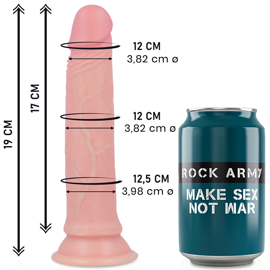 Dildo Realist Rockarmy Liquid silicone premium avenger realistic 19 cm [4]