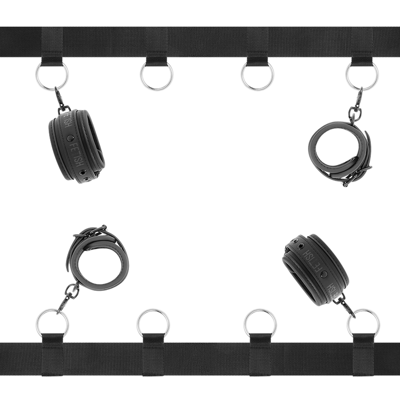 Set Bondage Fetish Submissive Bondage Luxury bed ties set with noprene lining [5]