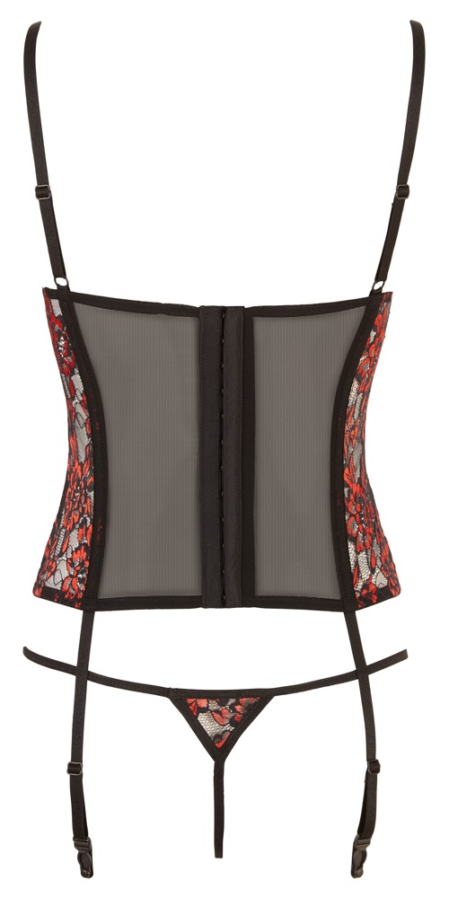 Set Corset Tanga Cottelli ACCESSOIRES Set [3]