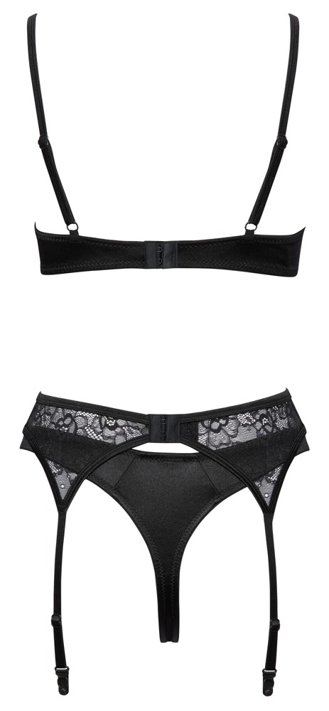 Set Dantela Femei Negru Cottelli ACCESSOIRES Set [7]
