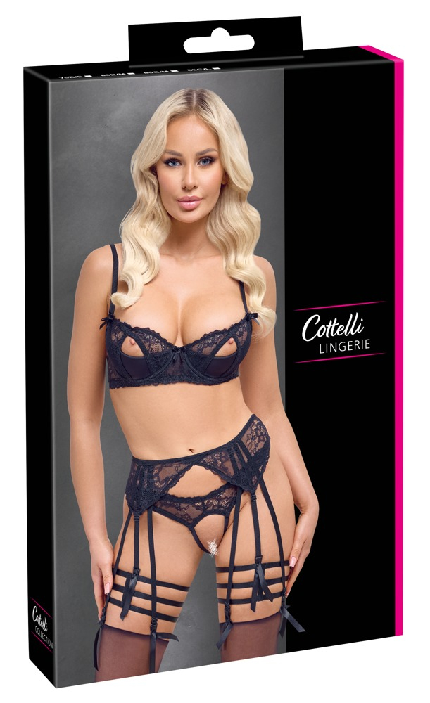 Set Dantela Negru Femei Cottelli ACCESSOIRES [1]