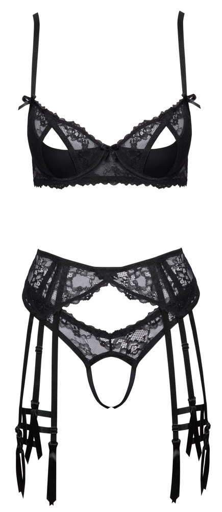 Set Dantela Negru Femei Cottelli ACCESSOIRES [2]