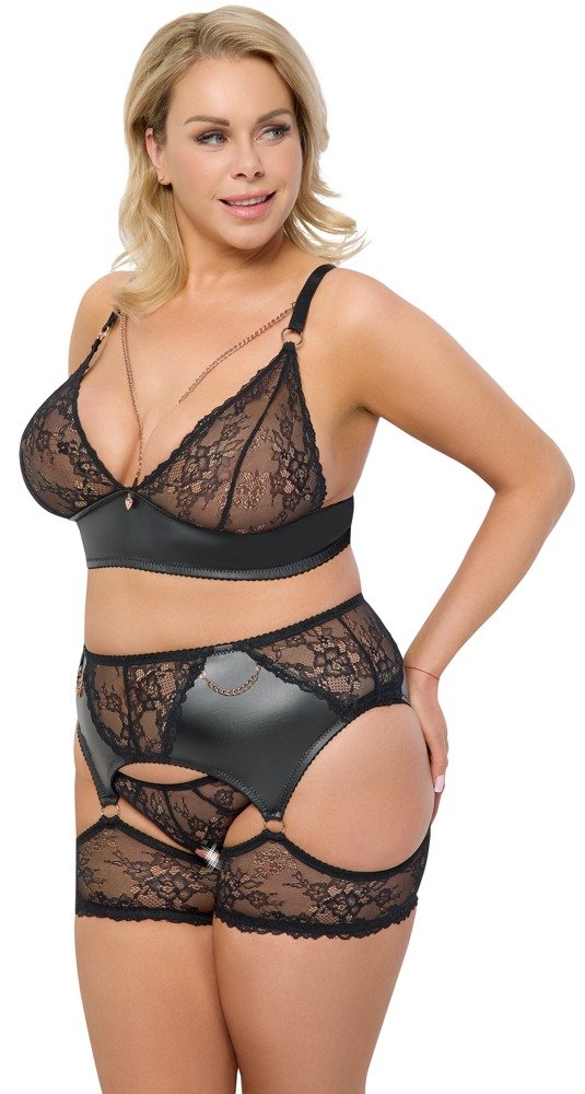 Set Dantela Negru Femei Cottelli ACCESSOIRES Set [5]