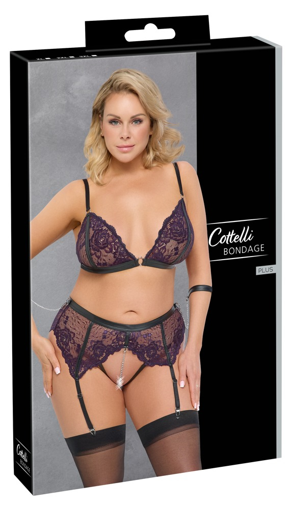Set Dantela Negru Femei Cottelli ACCESSOIRES Set [7]