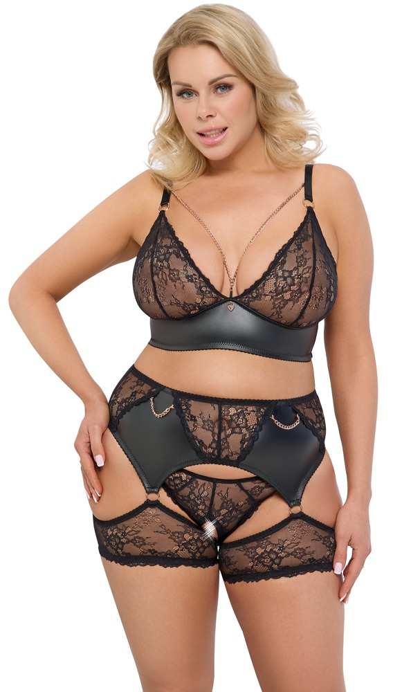 Set Dantela Negru Femei Cottelli ACCESSOIRES Set [1]