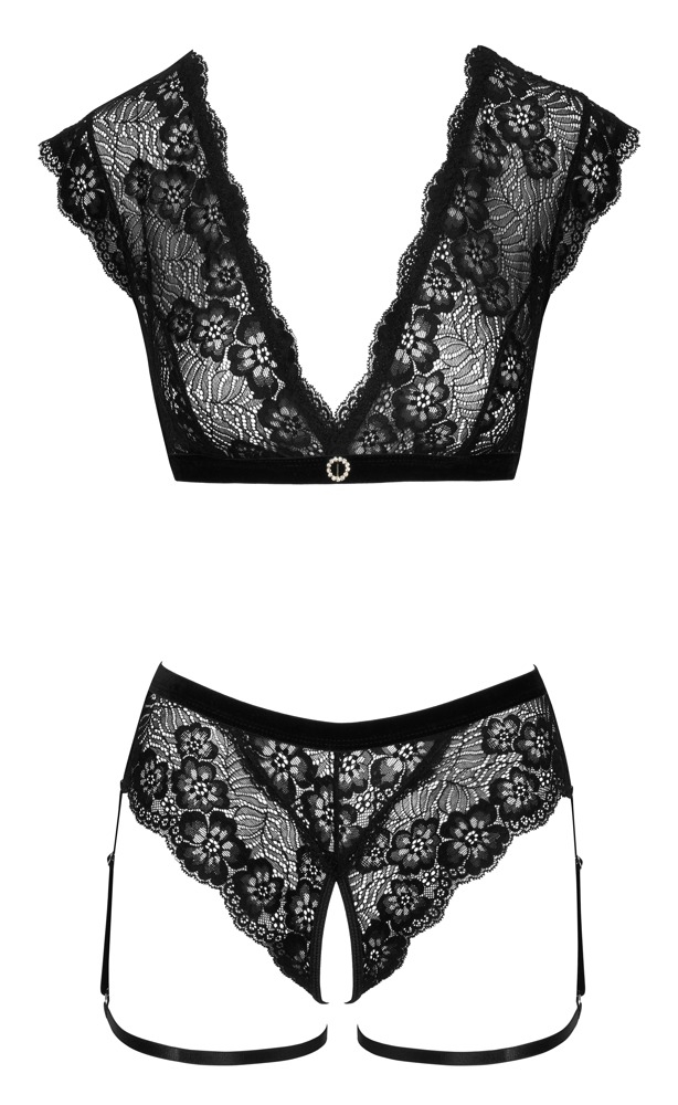 Set Dantela Negru Femei Cottelli ACCESSOIRES Set [2]