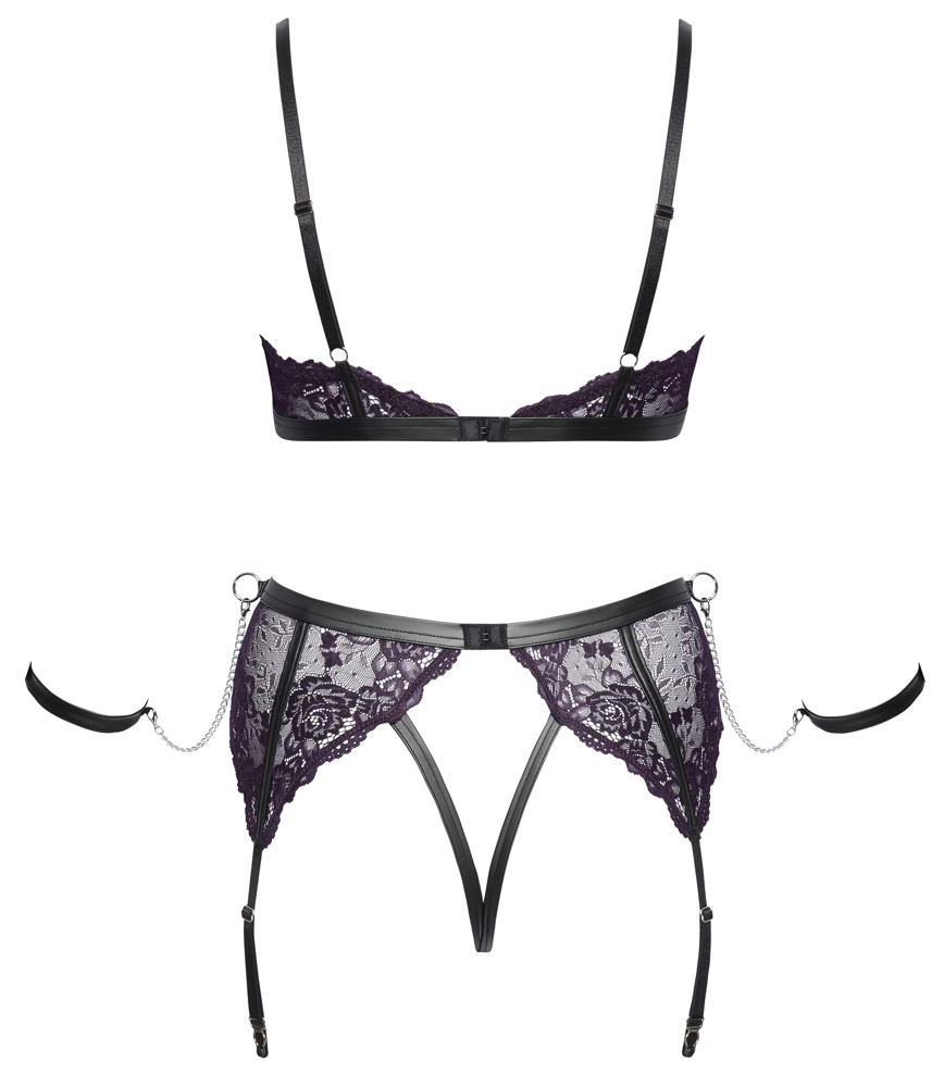 Set Dantela Negru Femei Cottelli ACCESSOIRES Set [4]