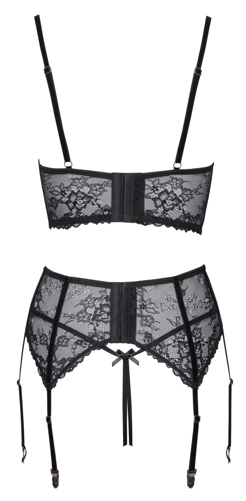 Set Dantela Negru Femei Cottelli ACCESSOIRES Set [4]