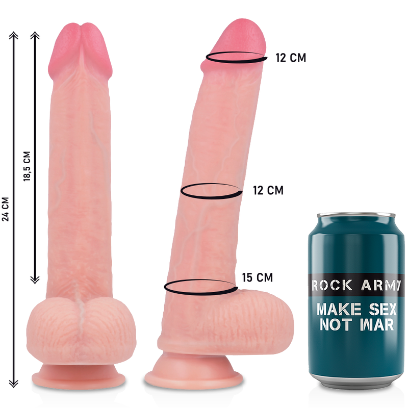 Set Ham Dildo Rockarmy Arn s liquid silicone dildo premium kingcobra 24 cm [4]