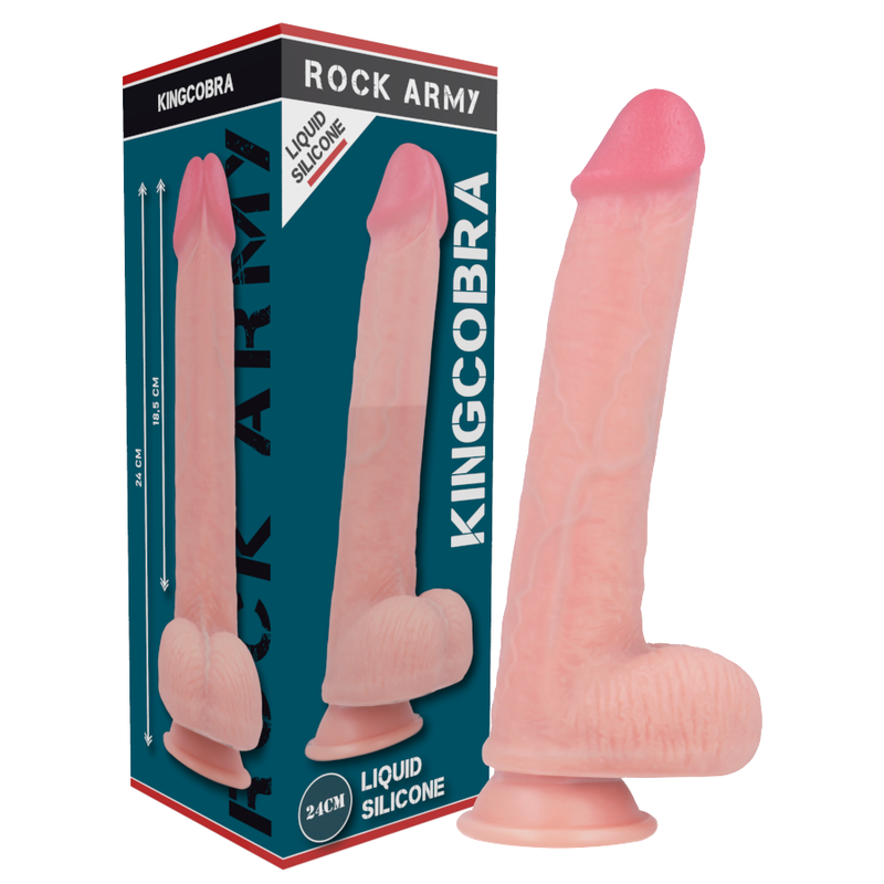 Set Ham Dildo Rockarmy Arn s liquid silicone dildo premium kingcobra 24 cm [7]