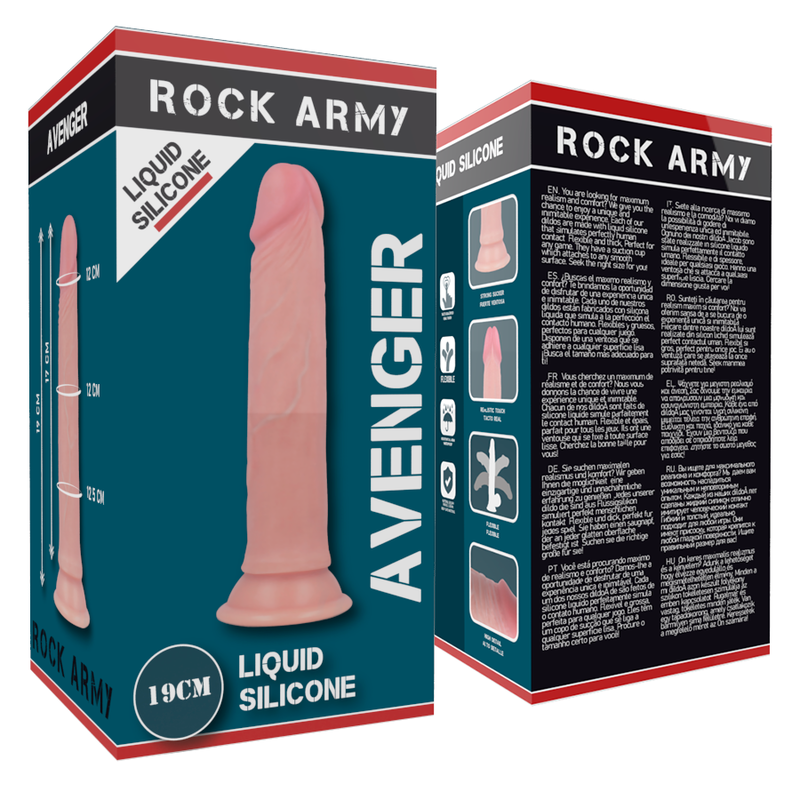 Set Ham Dildo Rockarmy Harness liquid silicone dildo premium avenger 19 cm [13]