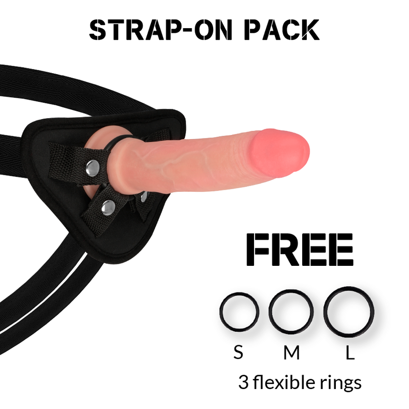 Set Ham Dildo Rockarmy Harness liquid silicone dildo premium avenger 19 cm [12]