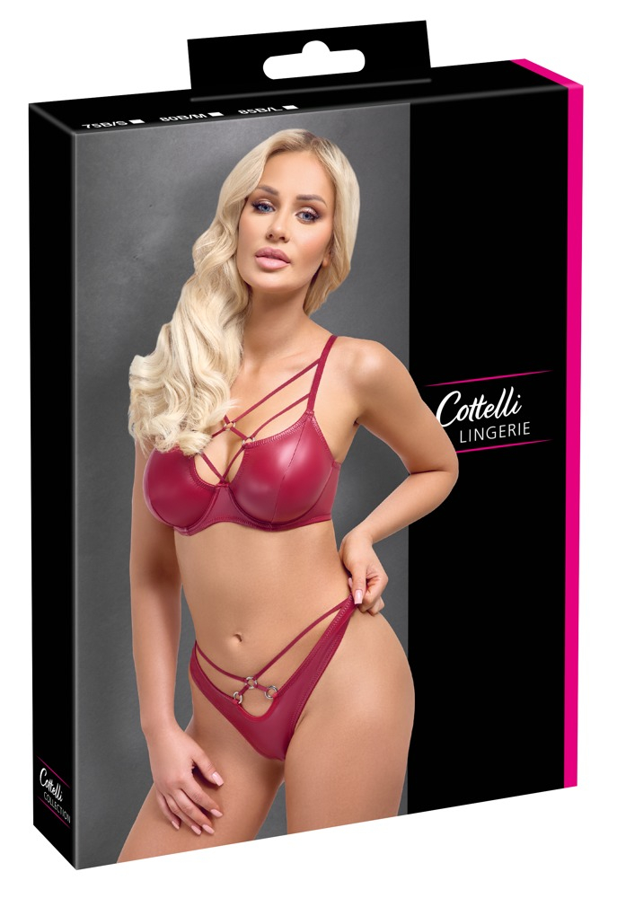 Set Lucios Rosu Femei Cottelli ACCESSOIRES Set [3]