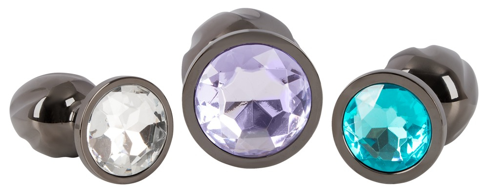 Set Plug Anal ANOS Metal Butt Plug Set [5]