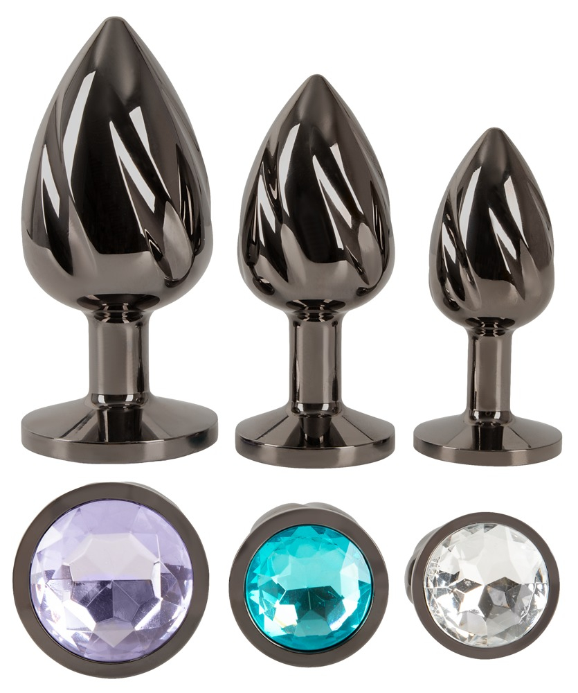 Set Plug Anal ANOS Metal Butt Plug Set [2]