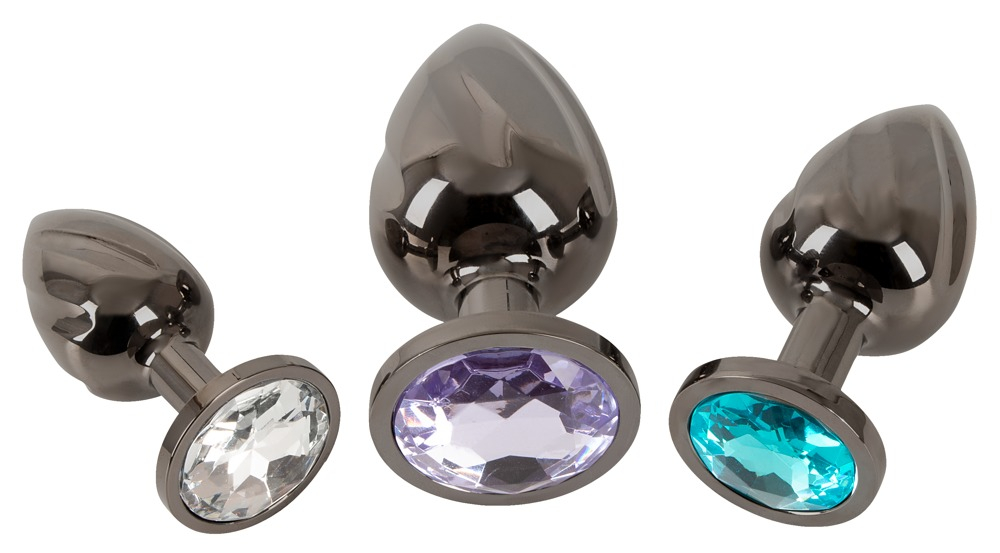 Set Plug Anal ANOS Metal Butt Plug Set [4]