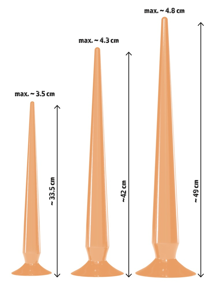 Set Plug Anal YOU2TOYS Super Long Flexible Butt Plug Set [4]