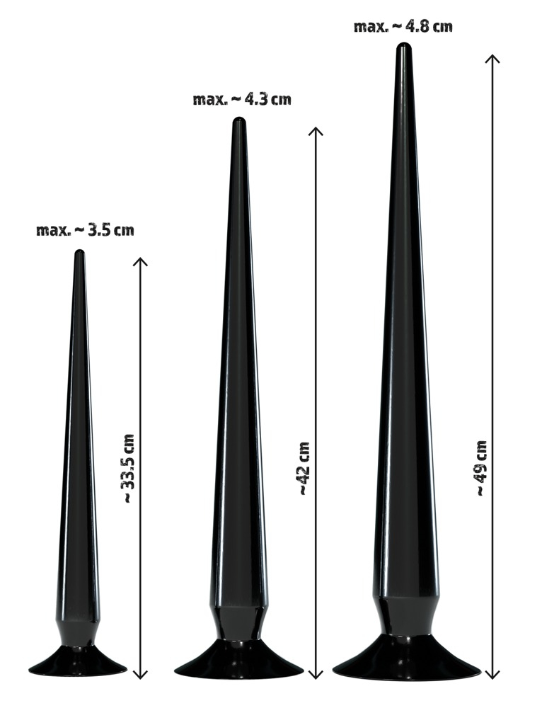Set Plug Anal YOU2TOYS Super Long Flexible Butt Plug Set [14]