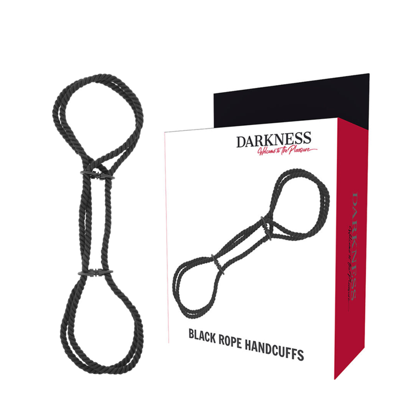 Sfoara Franghie Darkness 100% Cotton Rope Handcuffs Or Ankle Handcuffs [1]