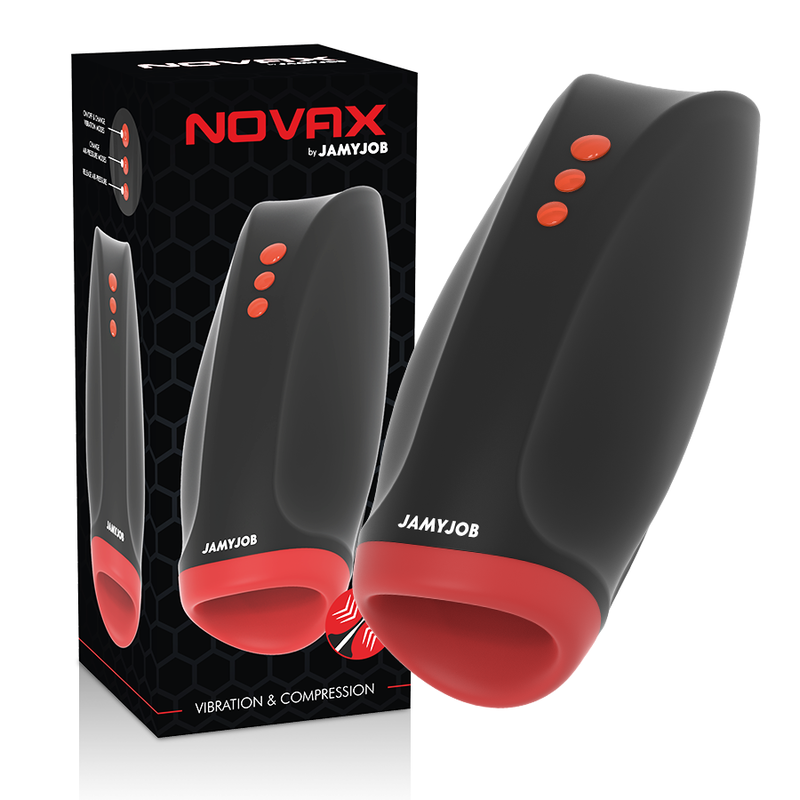 Masturbator Jamyjob Novax Masturbator With Vibration and Compression [1]