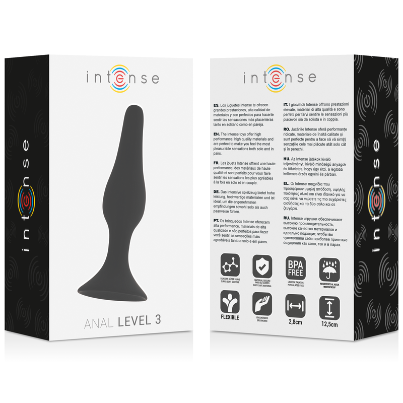 Stimulator Anal Intense Anal level 3 12.5cm black [3]