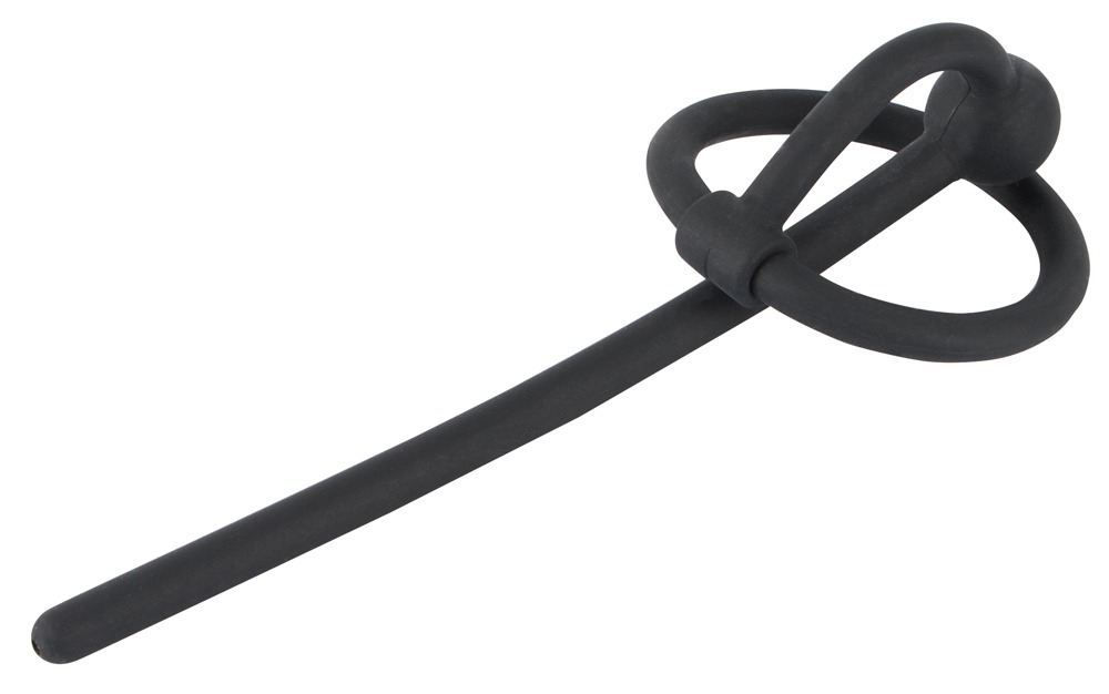 Stimulator Dilatator Uretra Penis Plug Piss Play With Glans Ring - Hollow Ø 35mm [1]