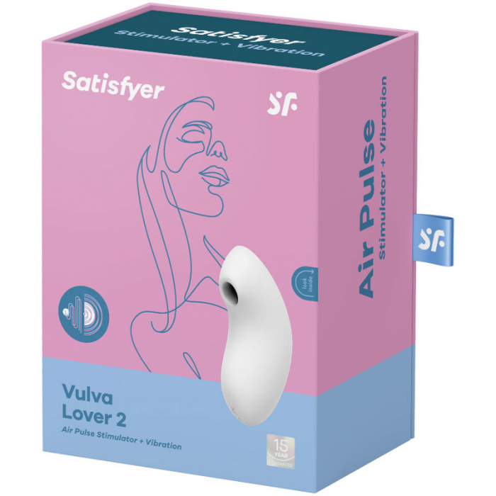 Stimulator Clitoris Satisfyer Vulva Lover 2 Air Pulse White [1]