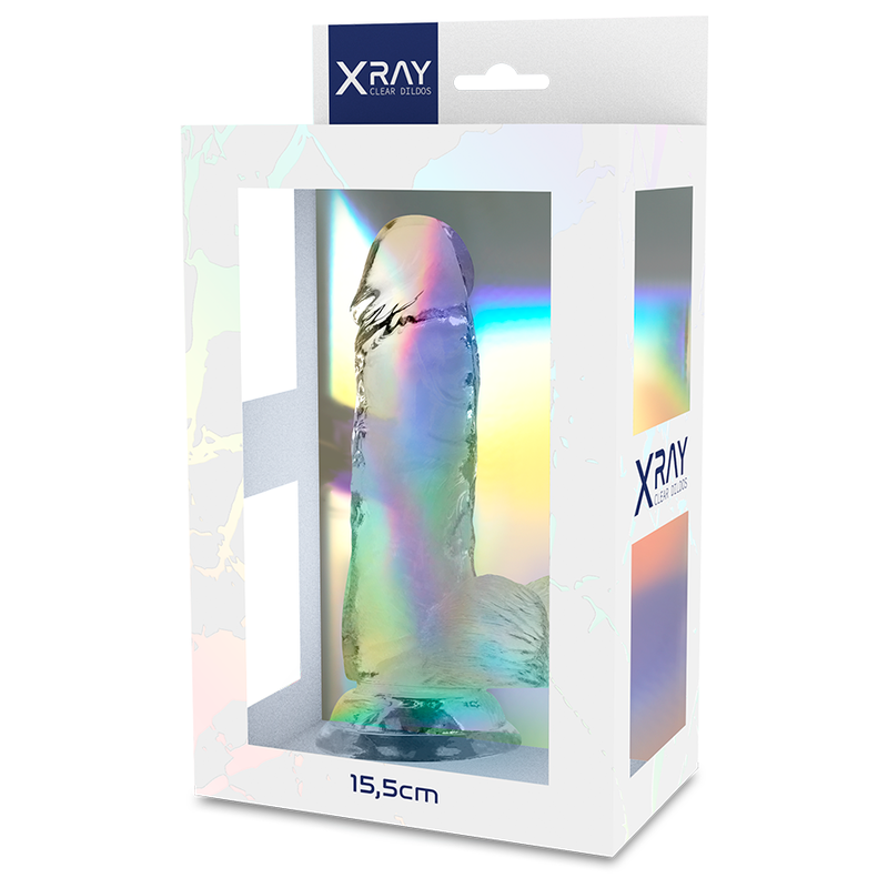 Strap-On X-ray Clear Cock 15.5 cm [6]