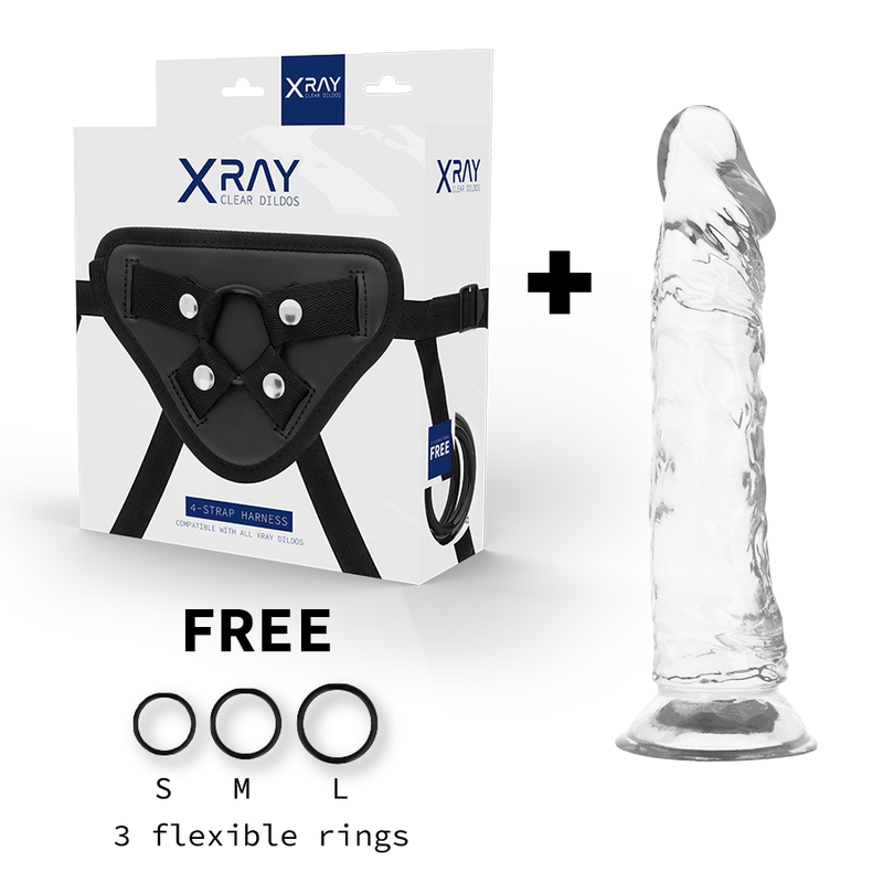 Strap-On X-ray Clear Cock 21 cm [9]