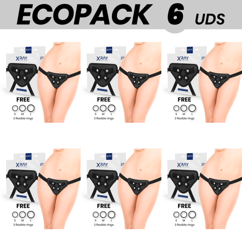 Strap-on X-ray Clear Ecopack 6 Units [1]