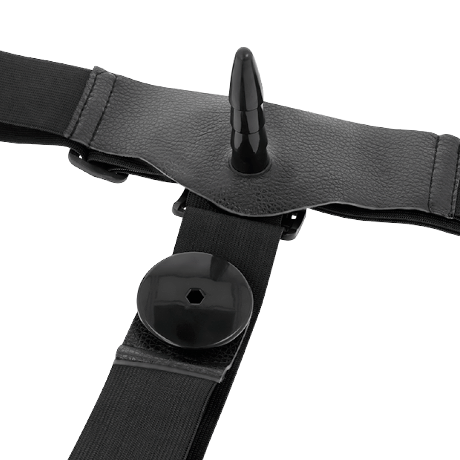 Strapon Harness Attraction Harris Double Penetraci N With Vibration 18 x 3.5cm [3]