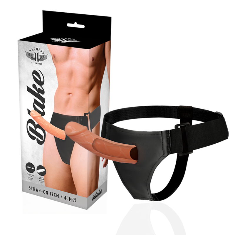 Strapon Harness Attraction Rnes Hueco Blake 15.5 x 4cm [5]