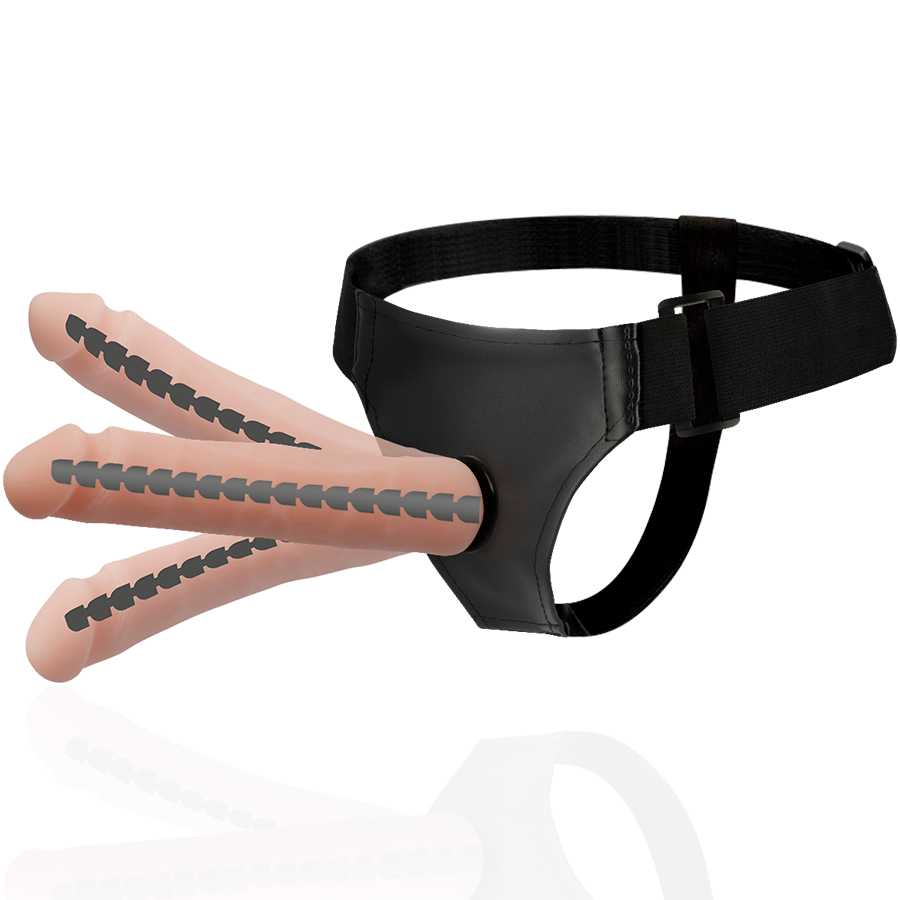 Strapon Harness Attraction Rnes Articulable 22.5 x 4.5cm [2]