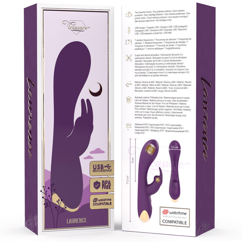 Vibrator Treasure Laurence rabbit vibrator watchme wireless technology compatible [6]