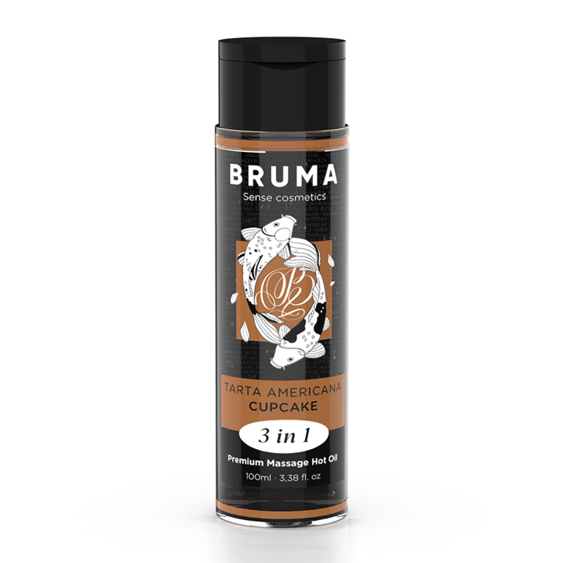 Ulei Masaj Bruma Premium massage hot oil cupcake 3 in 1 100 ml [1]